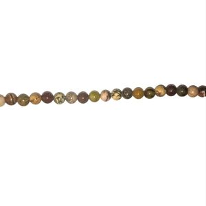 Yellow Turquoise Custom Sized Beaded Bracelet